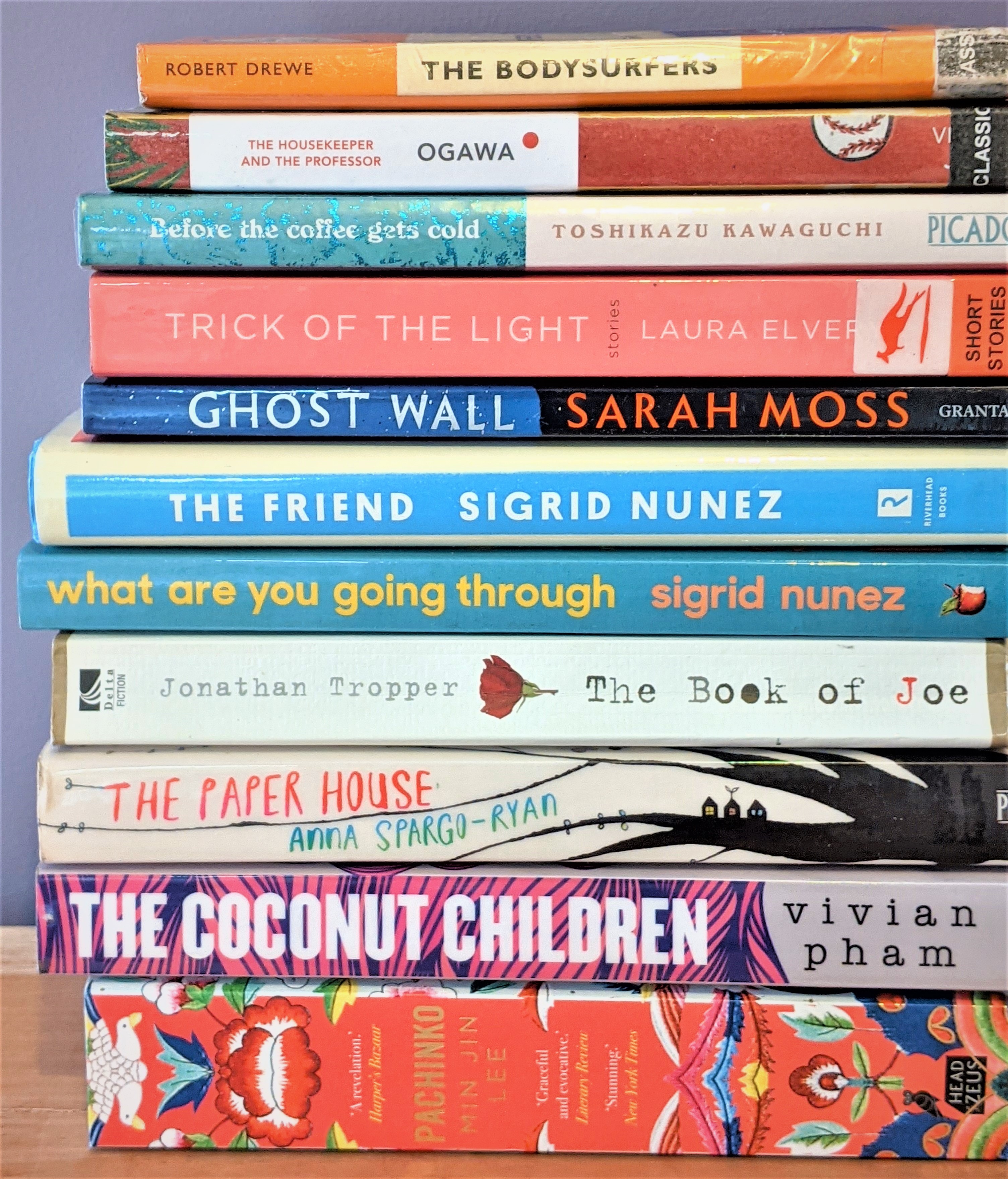 The bedside bookstack – March 2021 – Nina Cullen, image size:3008x3519